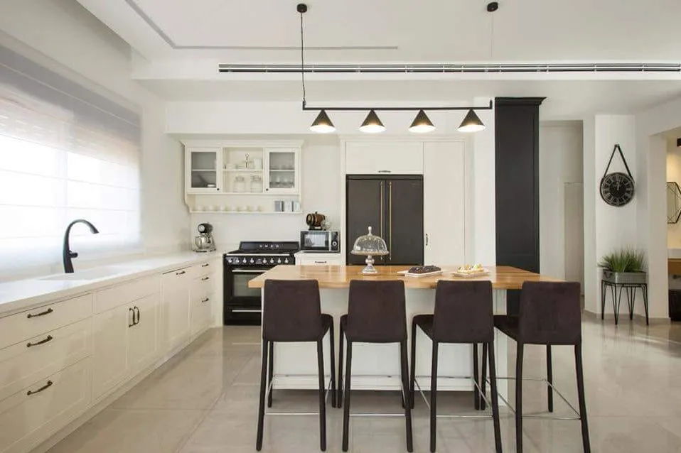 SMEG מקרר מקפיא תחתון 4 דלתות 92 ס"מ שחור גרפיט Total No Frost סדרת Colonial תוצרת SMEG דגם FQ60CAO5 — תמונה 5